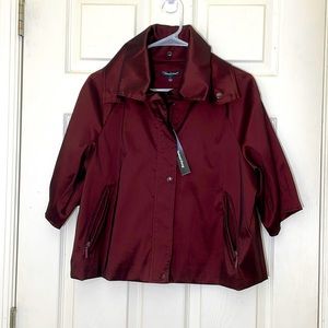 NWT Samuel Dong Stylish Dress Jacket in Metallic Brown Size Large